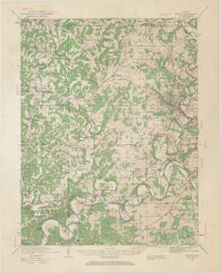 Indiana Oolitic quadrangle : 15-minute series [1964 reprint with vegetation]