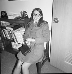Nancy Sulok at IU South Bend, 1970s