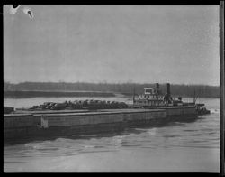 Towboat with autos