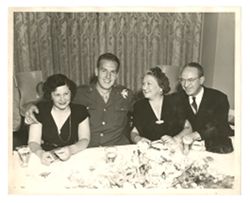 Naoma Lowensohn, Peggy Howard, and two men