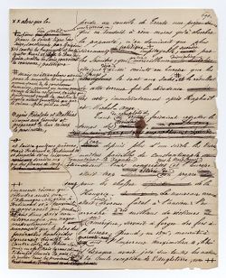 Manuscript of Rome et l’Allemagne depuis vingt siècles by Adolphe Thiébault, “Cinquième Période,” part 3 and “Sixième Période” part 1, undated