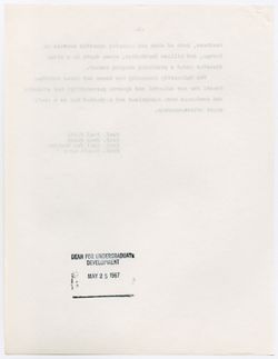 37: Memorial Resolution for Dorothee Manski, ca. 02 May 1967