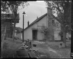 Owl Creek, rear of Yoder home, looking west--bell, etc.