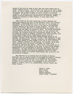 01: Memorial Resolution for Walton S. Bittner, ca. 01 October 1963