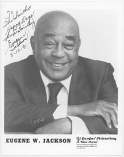 Autographed Eugene "Pineapple" Jackson portrait