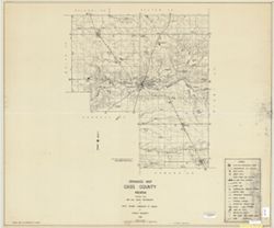 Drainage map Cass County Indiana.