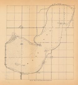 Map of Bass Lake, Starke County, Ind.
