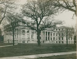University of Iowa Natural Science building, south and east faces