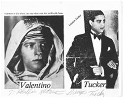 Valentino and Lorenzo Tucker promotional photo [autographed]
