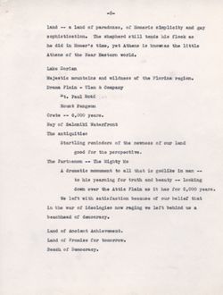 "Notes for Remarks at the Dinner Meeting of the Scottish Rite Council of Deliberation." -Spring Mill State Park. May 18, 1946