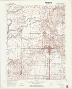 Princeton quadrangle, Indiana-Illinois : 15 minute series (topographic) [1965 printing without vegetation]