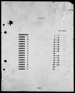 "Report of Survey for Improvements to Road Communications", undated