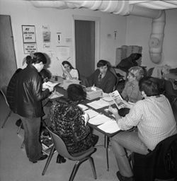 Registration at IU South Bend, 1970s