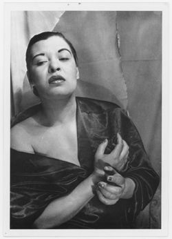 Billie Holiday postcard
