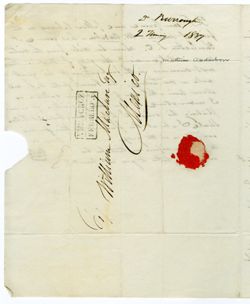 Burroughs, Dr. M[armaduke], Vera Cruz, 2 Feb 1837, to William Maclure, Mexico., 1837 Feb. 2