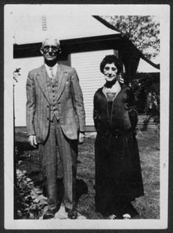 Uncle Will Campbell and his wife, "Aunt" Sadie.