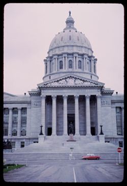 Missouri's Capitol west elevation