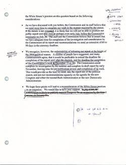 Talking Points for 1/7 Meeting with Gonzales, 1/8/04 [with Hamilton’s handwritten notes]