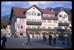 Oberammergau Town square