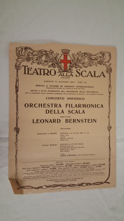 Teatro alla Scala Poster - Mozart, Mahler