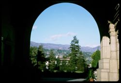 View NE through Santa Barbara  Court House