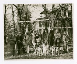 Roy Howard and others after a hunt