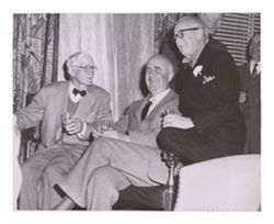Roy W. Howard, Frank Bartholomew and unidentified man