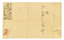 1788, May 30 - Thacher, Peter, 1752-1802, Congregational clergyman. Boston, [Massachusetts]. To Cotton Tufts. Notifying him of his election as a member of the Society for Propagating the Gospel among the Indians and others in North America.