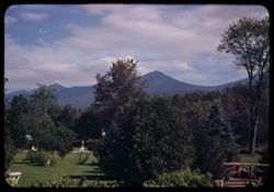 View from Franconia Hotel in New Hampshire's White Mts.