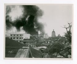Fires burn in Manila
