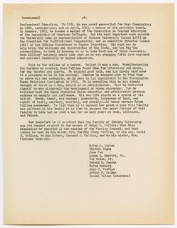 08: Memorial Resolution for Dean Ralph L. Collins, ca. 17 December 1963