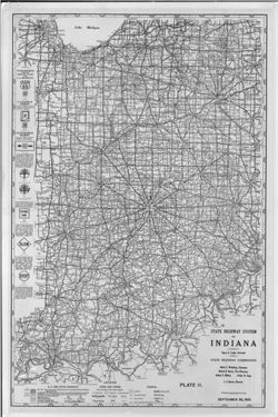State highway system of Indiana [1932]