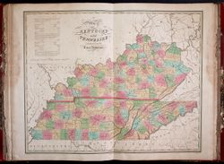 Map of Kentucky and Tennessee, Compiled from the Latest Authorities