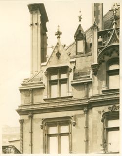 Elbridge T. Gerry Residence [dormer, chimney, gable, and finial detail]