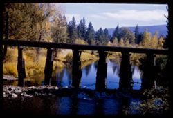 EK C1 Old R.R. trestle over Feather river between Blairsden and Graeagle. Plumas co., Calif.