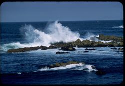 Breakers and spindrift Point Pinos Monterey Peninsula