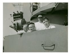 Roy W. Howard and others on ship