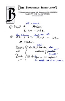 "6/25/03 -W.H." [Hamilton’s handwritten notes], June 25, 2003