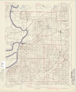 Indiana-Illinois, New Harmony quadrangle [1942 reprint without vegetation]