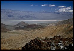 Panamint Valley and Panamint Range from west.  Near Death Valley, Calif.