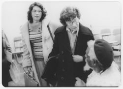 Clarence Muse with Phyllis Klotman and Winona Fletcher