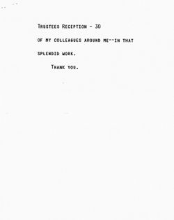 Trustees Reception, 4 Aug 1985