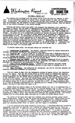 32. Aug 10, 1977: National Energy Act
