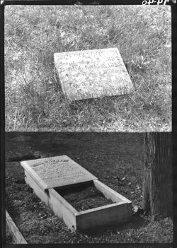 Two graves, first white child in Indiana, etc.