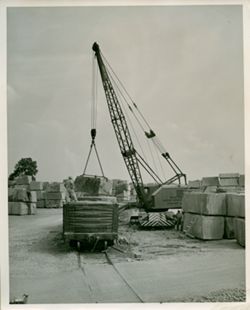 Indiana Limestone Co. stacking yard