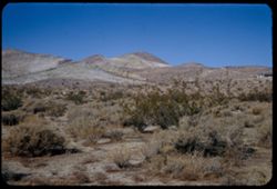 Mojave desert mountains west of US 6 near Rosamond Kern county Calif.