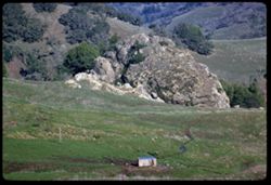 Big rock along Sta Rosa- Calistoga road near Napa-Sonoma county line
