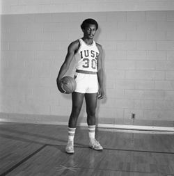 IU South Bend men's basketball player (number 30), 1971-10-28
