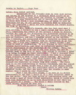1814 Aug. 27 - Godwin, William, 1756-1836, author. To Taylor, John, Norwich, England. On the elopement of his daughter Mary with Shelley; financial matters.