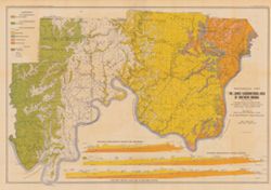 Geological map of the lower Carboniferous area of Southern Indiana (Corydon sheet)